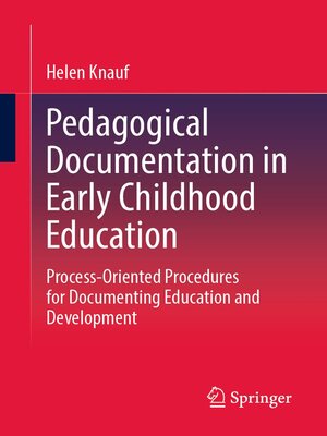 cover image of Pedagogical Documentation in Early Childhood Education